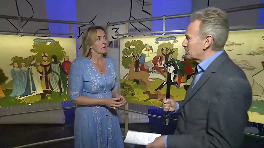 itv hastings tapestry interview